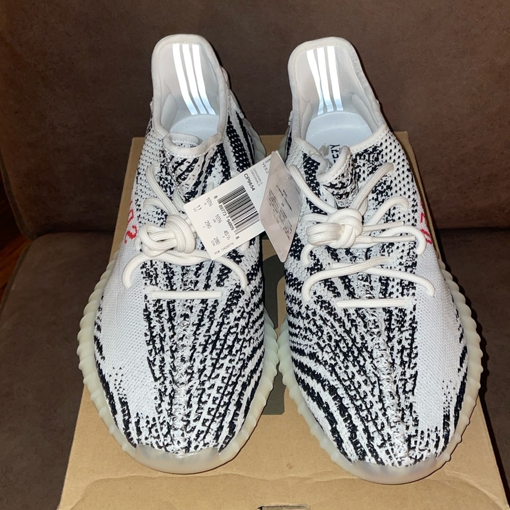 Size 11 Yeezy Zebra Brand New